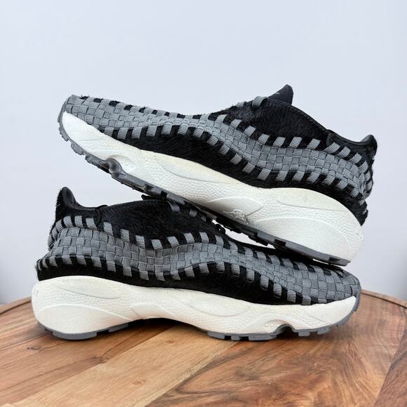 Nike Air Footscape Woven Black Smoke Grey Women's Size 8 FB1959-001 NEW - Picture 2 of 10